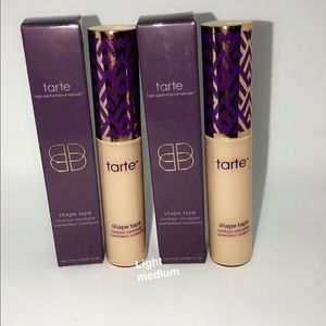 2 sets tarte shape tape light medium shade